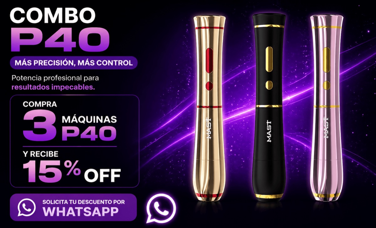 Combo P40 — Compra 3 máquinas 15% OFF