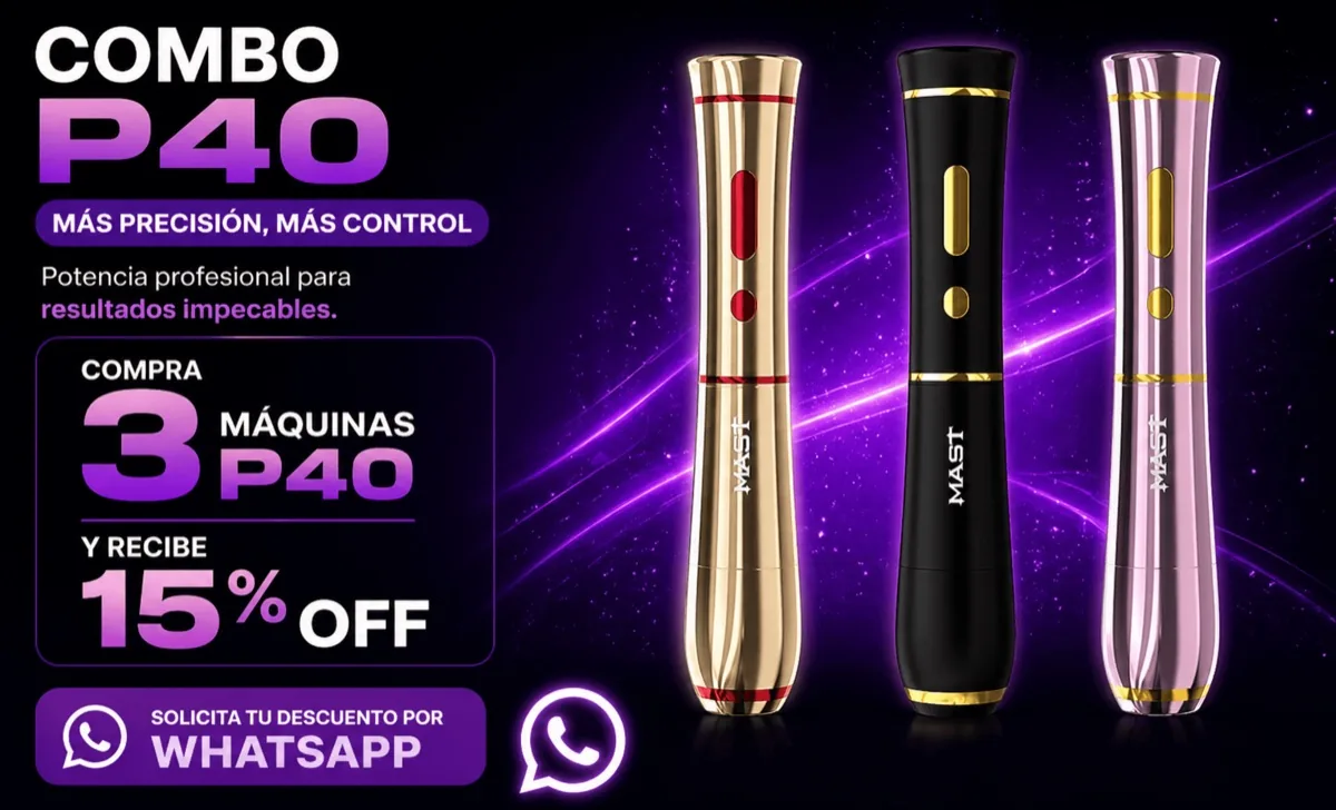 Combo P40 — Compra 3 máquinas 15% OFF